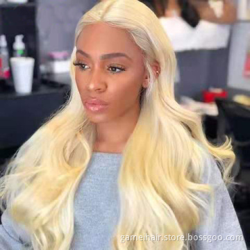 Cheap Wholesale Hd 100% Natural Full Lace Human Hair Wig.hd Brazilian Glueless Blonde Human Hair Full Lace Wigs for Black Women